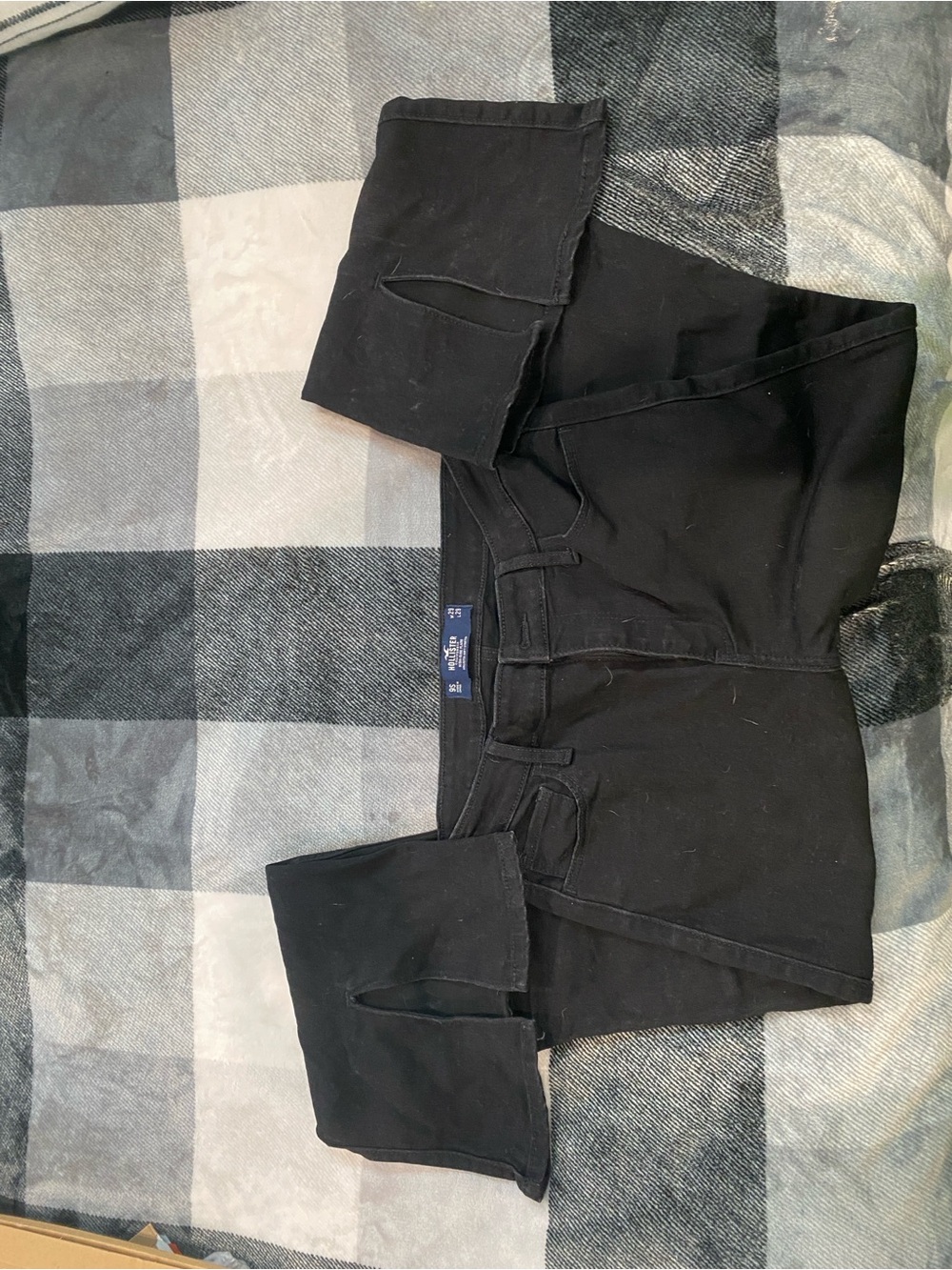 Hollister Black Wide Leg Jeans